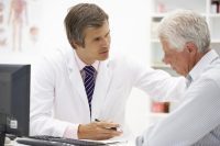 Doctor with senior patient Doctor with senior patient