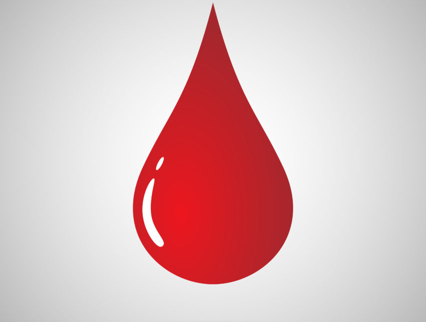 Blood drop isolated on white background. Vector illustration EPS 10. Blood drop isolated on white background. Vector illustration EPS 10