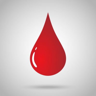 Blood drop isolated on white background. Vector illustration EPS 10. Blood drop isolated on white background. Vector illustration EPS 10