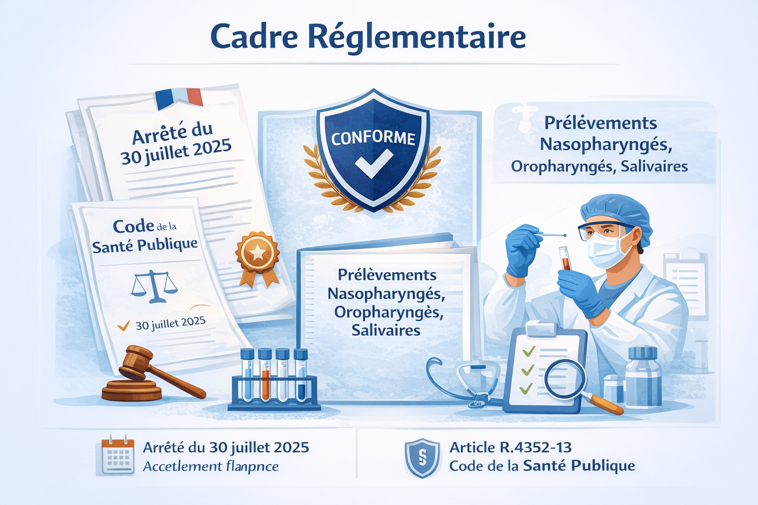 Cadre réglementaire des prélèvements biologiques