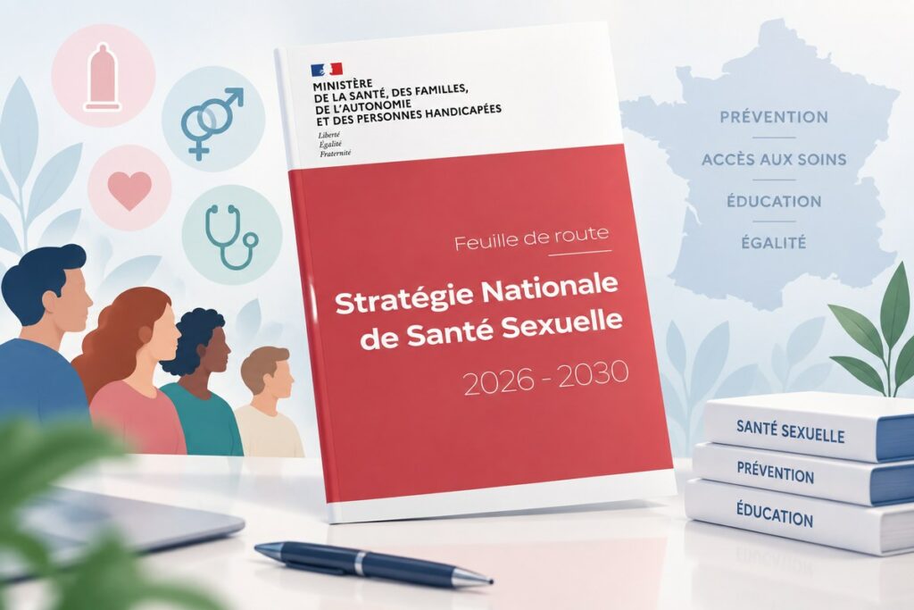 Couverture de la feuille de route 2026-2030 de la Stratégie nationale de santé sexuelle du ministère de la Santé
