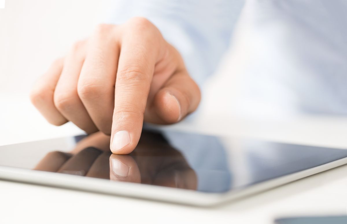 Plateforme de formation ScanUp sur tablette